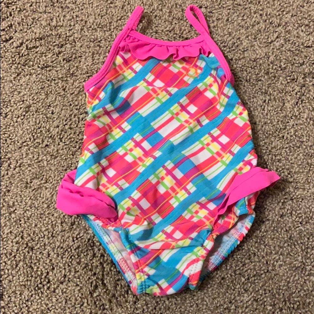 12 month girls one piece swimsuit.
